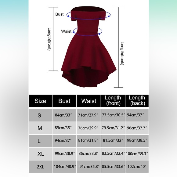 Huskary Forest Green Off the Shoulder Stretchy High Low Dress Sz Large - Picture 3 of 12